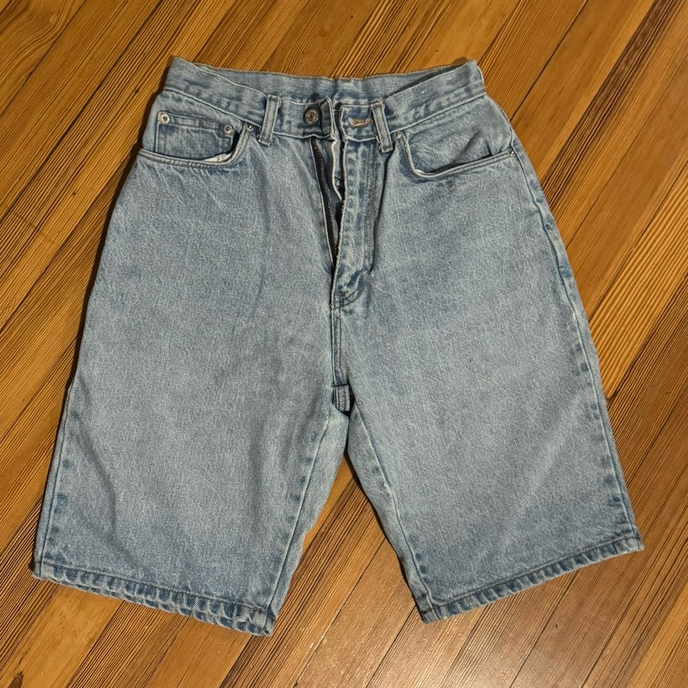 VTG Jordache High Rise Waist MOM Bermuda Denim Jean Shorts Size 7 8 7/8 90s Y2K